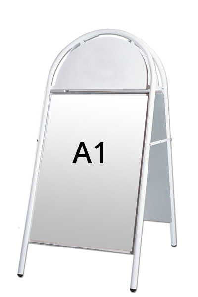 Expo Gotik Kundenstopper A1 - weiß